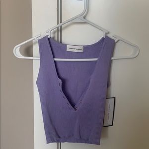 Goodnight Macaroon purple tank